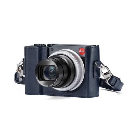 Leica Kameraskydd läder, Blå till C-LUX