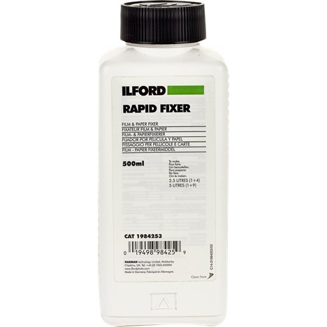 Ilford Rapid film- & pappersfix  sv/v  500 ml.