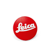 Leica Soft Release Button "LEICA",  8 mm, red