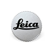 Leica mjukavtryck "LEICA", 12 mm, silver