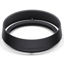 Leica Hood Q3, round, aluminium, black anodized finish Q3, Q2 & Q (116)