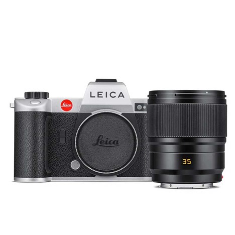 Leica SL2 silver Kit med 35 mm f/2,0 ASPH Summicron-SL