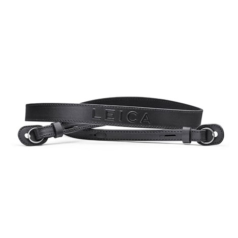 Leica Carrying Strap, black leather