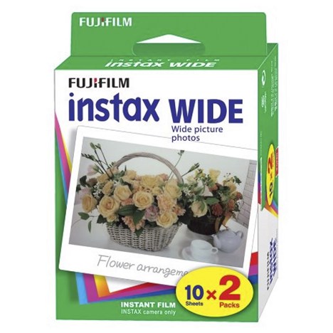 Fujifilm Instax Wide New, färg dubbel 2x10 färgbilder